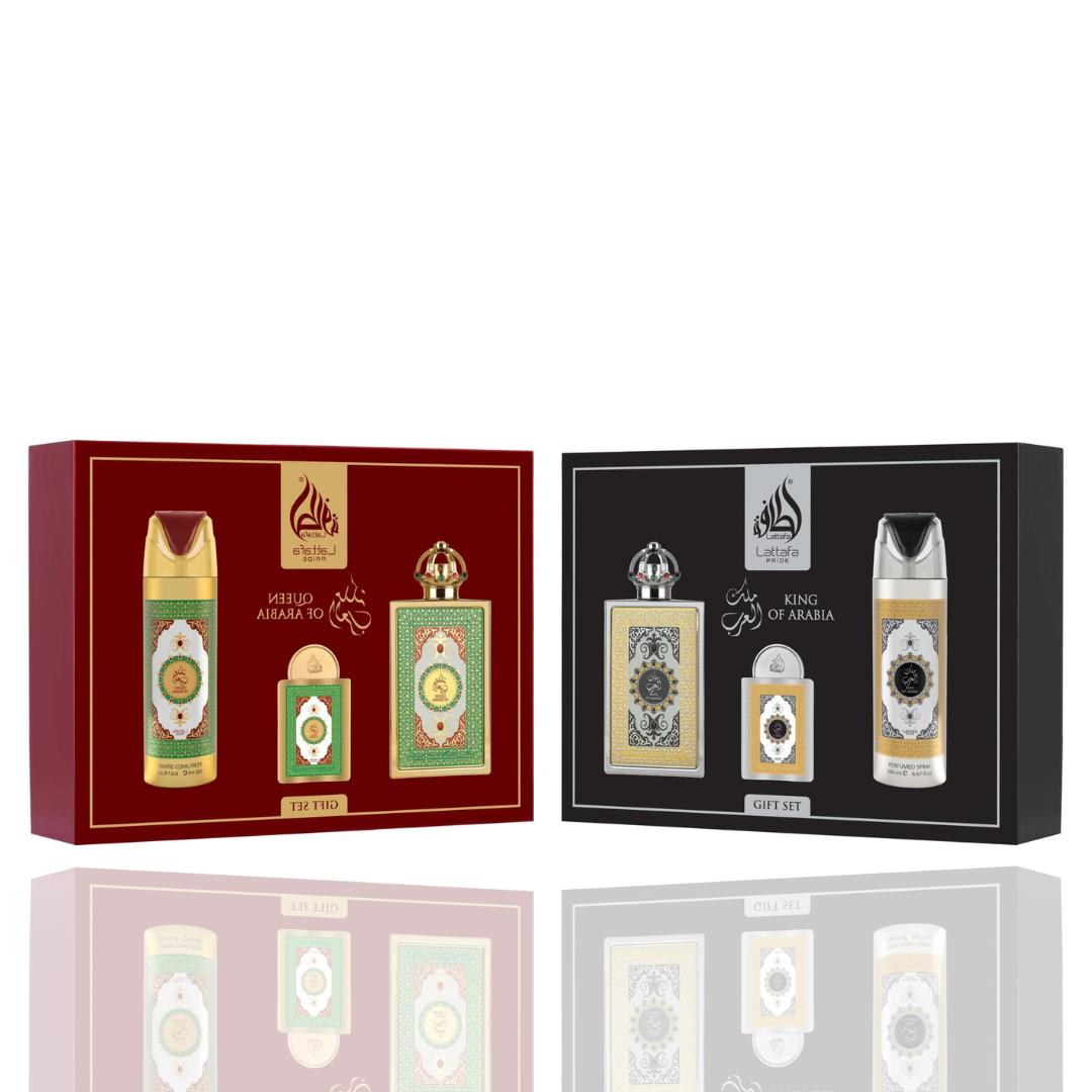 Queen of Arabia Gift set + King of Arabia Gift -- King & Queen of Arabia Prestige Set