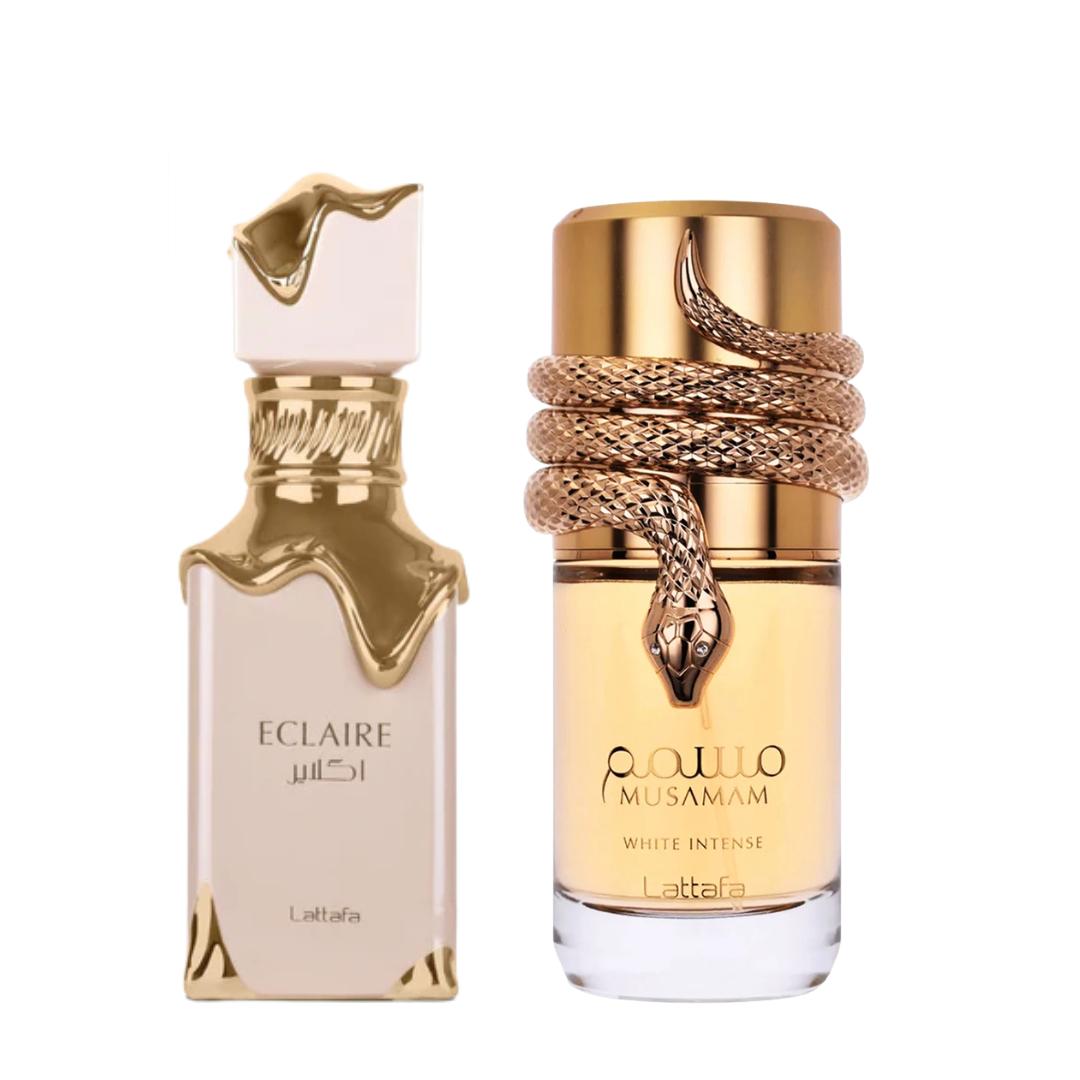 Eclair + Musamam By Lattafa Perfumes 3.4oz(100ml) - Fragrance Gift Bundle