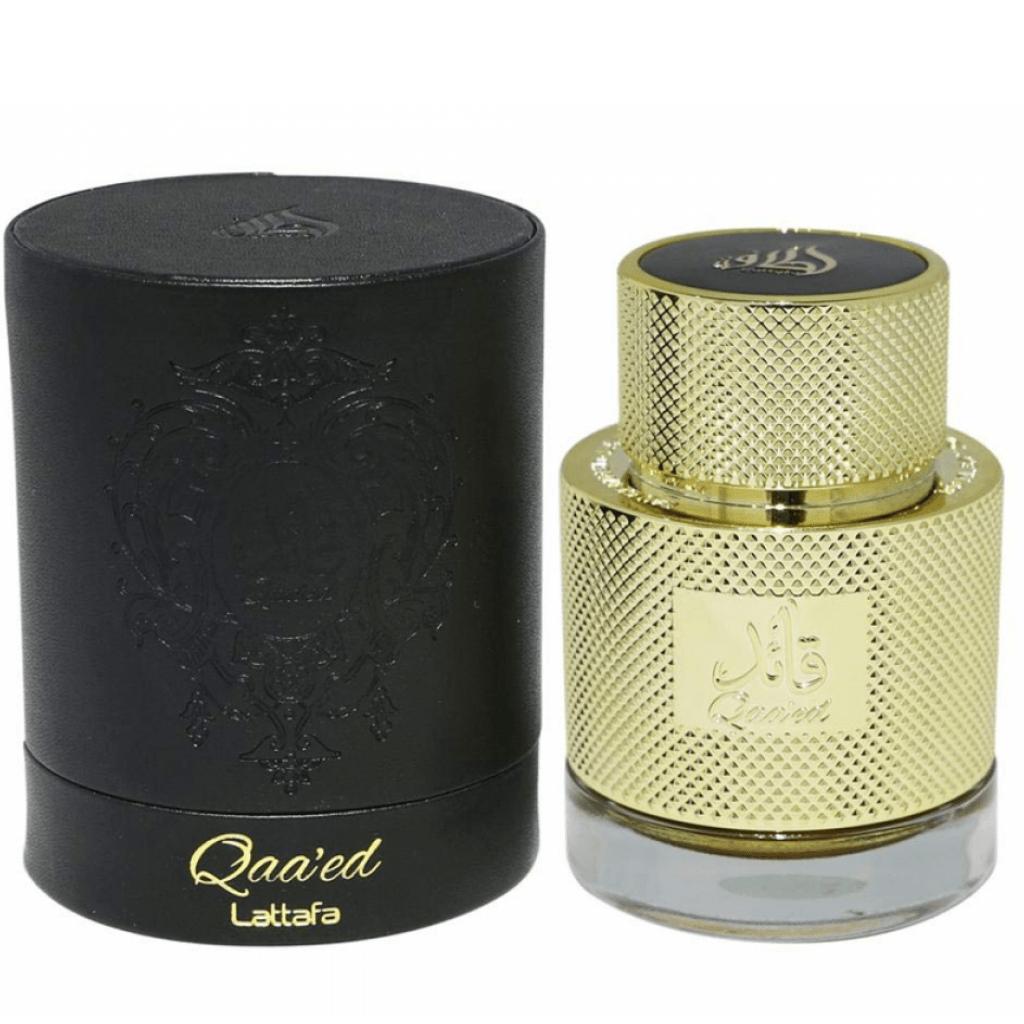 Lattafa Qaa'ed Perfume Unisex (100ml) - Spicy Sweet to Warm Woods Floral Base - Long Lasting Sillage for Evening Wear