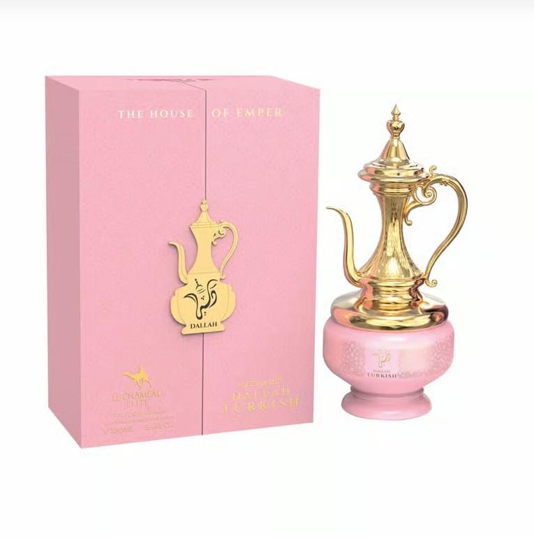 Le Chameau The House Of Emper Dallah Sweet Long-Lasting Floral Turkish EDP Spray, 3.4oz (100ml) Daily Wear Women's Fragrance Perfume