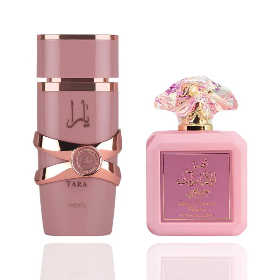 YARA ELIXIR + Pink Blush Shams Al Emarat -- 2 piece bundle