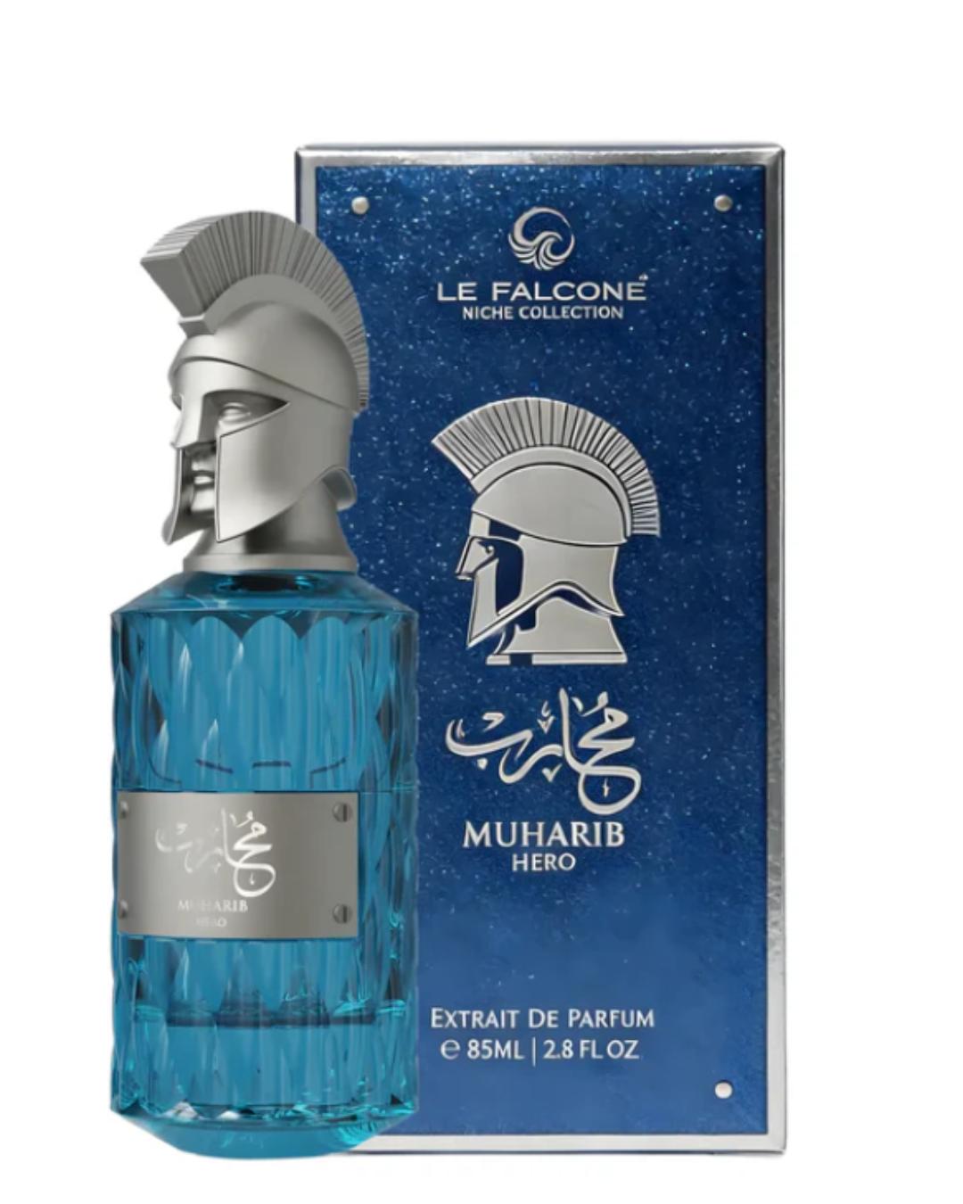 LE FALCONE Muharib Hero Masculine Cologne for Men, 85ml Extrait De Parfum, Niche Collection