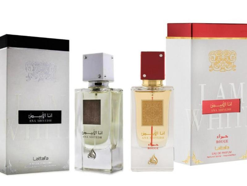 ANA ABIYDAH + ANA ABIYDAH ROUGE Perfume BUNDLE from Lattafa perfume 2.04oz(60ml)x2
