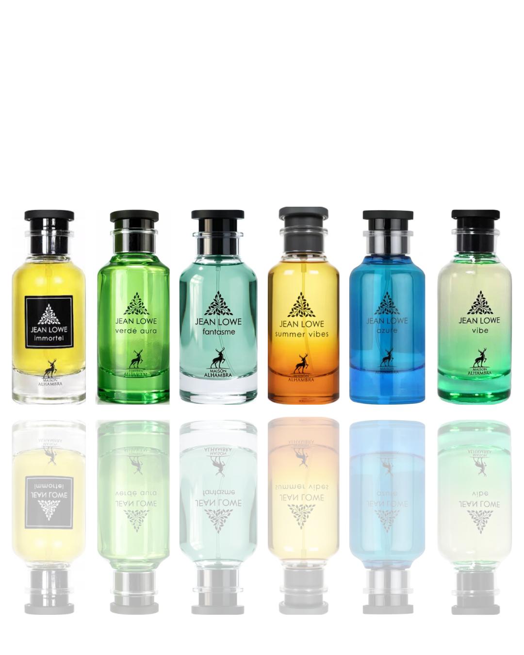 Jean lowe verde aura + jean lowe immortel + jean lowe fantasme + jean lowe summer vibes + jean lowe azure + jean lowe vibe -- 6 Piece Bunlde