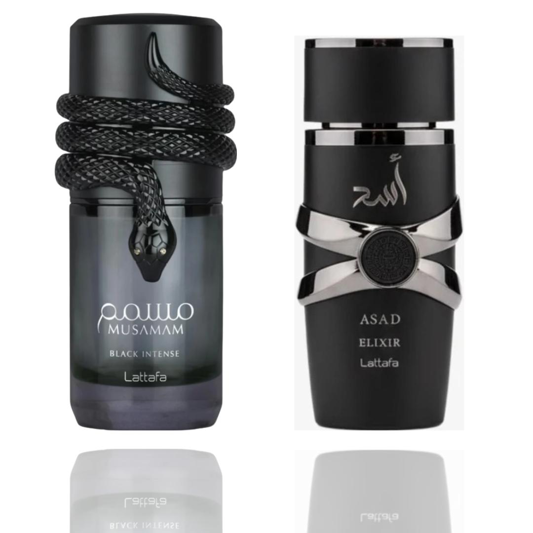 Asad Elixir + Musamam Black Intense -- 2 piece bundle