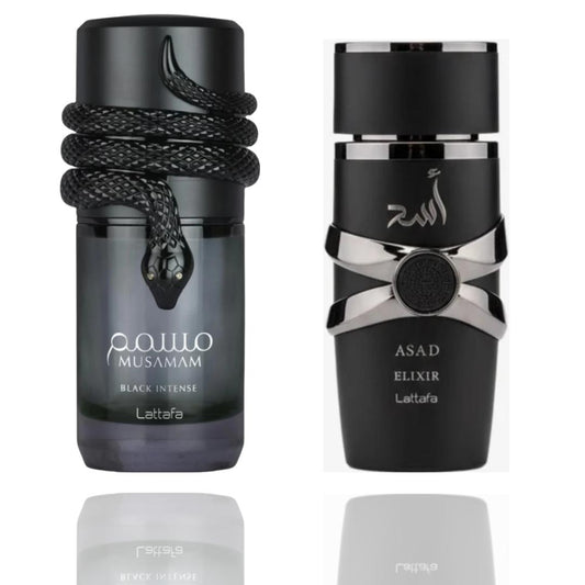 Asad Elixir + Musamam Black Intense -- 2 piece bundle