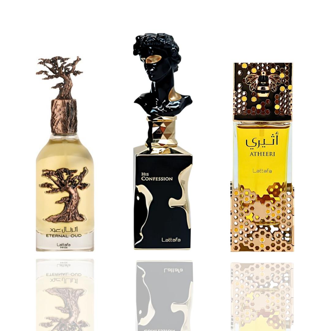 Eternal oud + His confession + Jasoor -- 3 Piece bundle