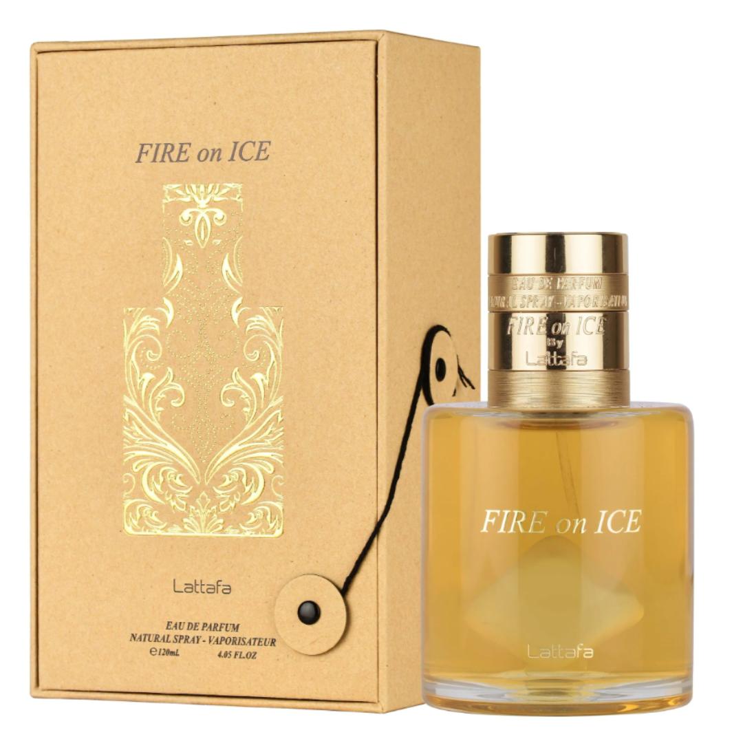 Lattafa Fire on Ice Unisex Eau de Parfum 120ml Natural Spray Perfume for All Regular Edition Classic Fragrance