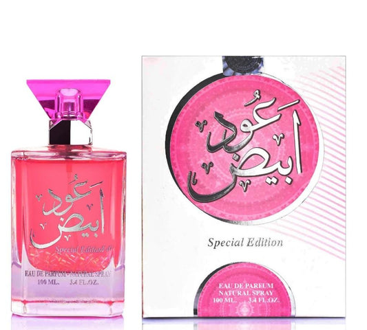 Ard al zaafaran Oud Abiyad 100ml Special Edition Perfume for Women Eau de Parfum Natural Spray 3.4 FL.OZ.