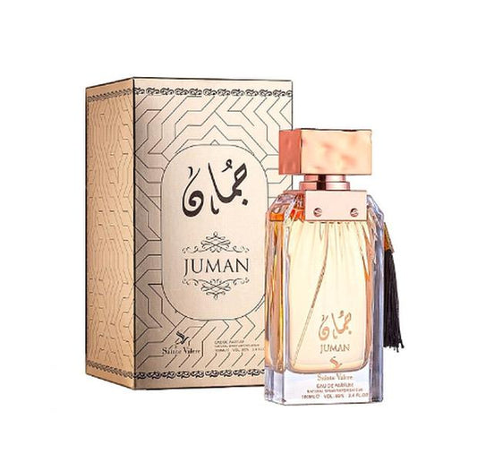 'Juman' Perfume, brought to you by Saint Valere,- is a fragrance that transports you to a world of natural wonder and enchantment (Unisex)- 3.4 Oz(100ml)