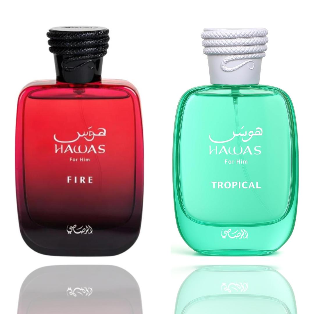 hawas fire + hawas tropical -- piece bundle