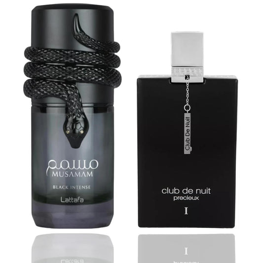 Musamam Black intense + club de nuit -- 2 piece bundle