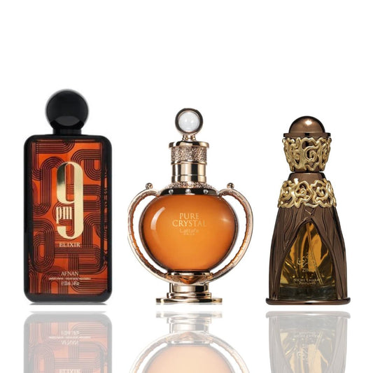 9PM ELIXIR + PURE CRYSTAL + ZIKRA -- 3 PIECE BUNDLE