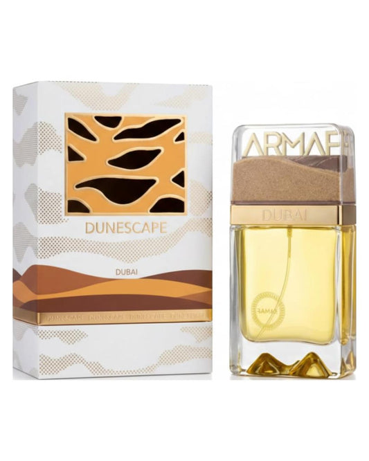 Armaf Dunescape Citrus-Woody Fresh Eau de Parfum Spray for Men, 3.4 oz/100 ml, Alcohol-Based Mild Citrus Men's Fragrance, Long-Lasting Musk-Containing Cologne, Single Item Perfumes