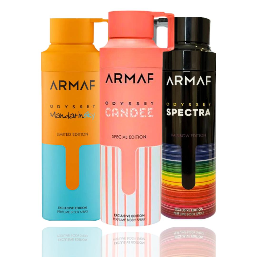Odyssey mandarin sky deodorant + odyssey candee deodorant + odyssey spectra deodorant — 3 piece bundle