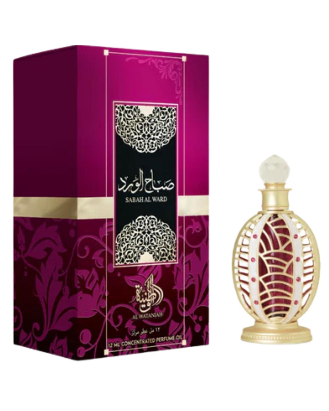 Pure Concentrated Oil Sabah Al Ward 12ml By Al Wataniah UNISEX