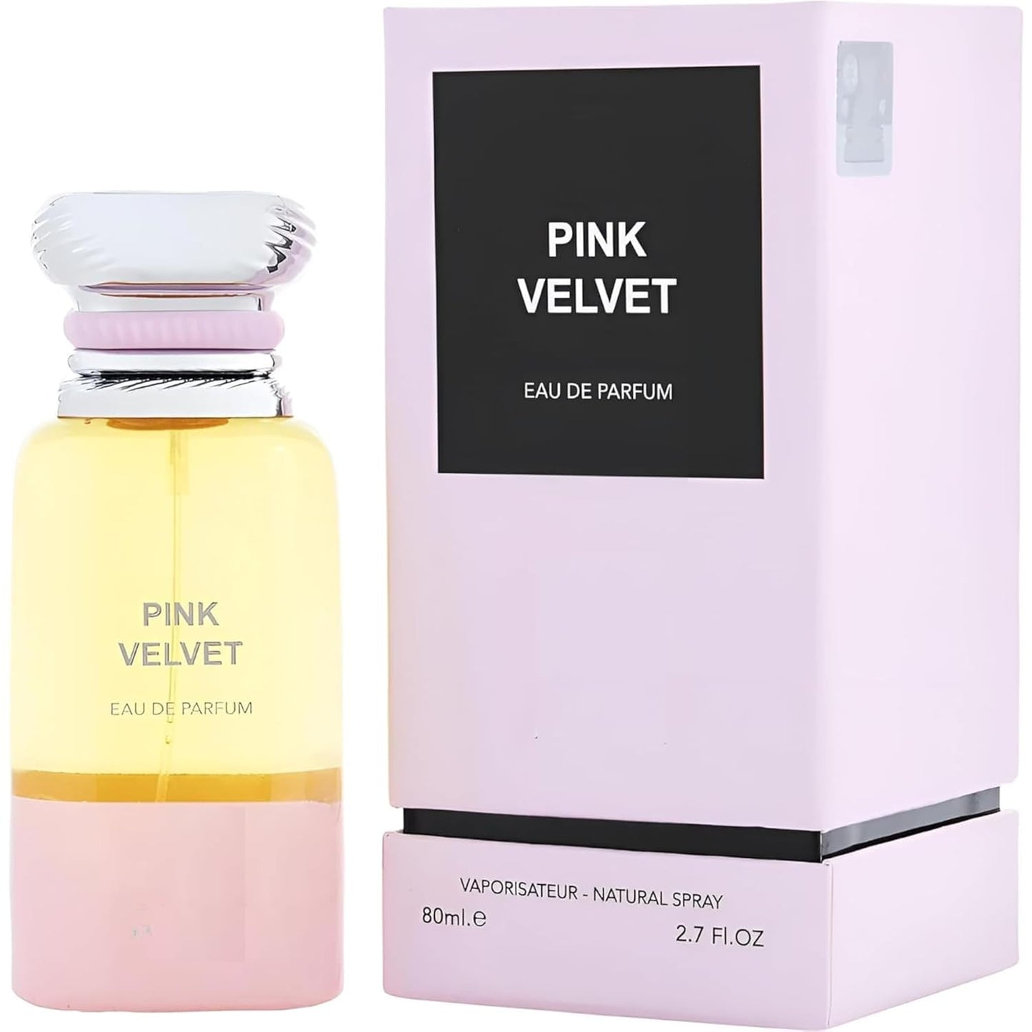 Lattafa Maison Alhambara Pink Velvet Eau de Parfum Spray for Women, 2.7 Ounce / 80 ml
