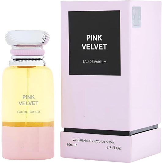 Lattafa Maison Alhambara Pink Velvet Eau de Parfum Spray for Women, 2.7 Ounce / 80 ml