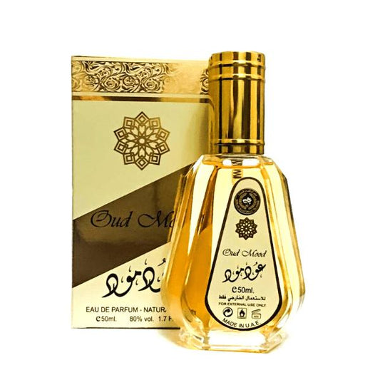 Ard Al Zaafaran Oud Mood Unisex EDP - 50ML Captivating Fragrances for Men's Fragrance and Women Enthusiasts
