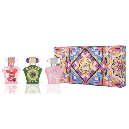 zakat 3-piece gift set for women (Z19, Z25, Z40) Floral Woody Fragrance Floral Amber