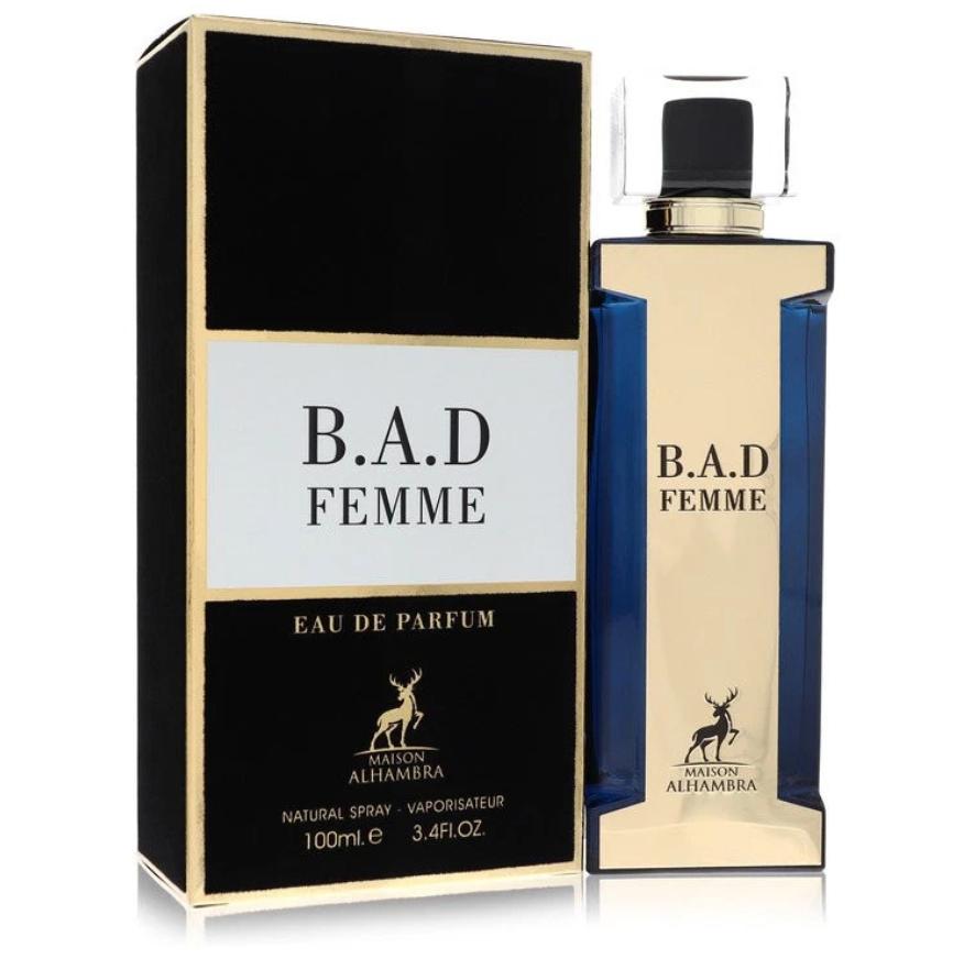 B.A.D Femme By Maison Alhambra 3.4 Eau De Parfum Spray For Women. Maison Alhambra