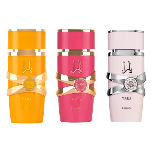 Lattafa Yara Tous + Yara Candy + Yara Perfume (Women) By Lattafa Perfumes 3.4oz(100ml) - Fragrance Gift Bundle