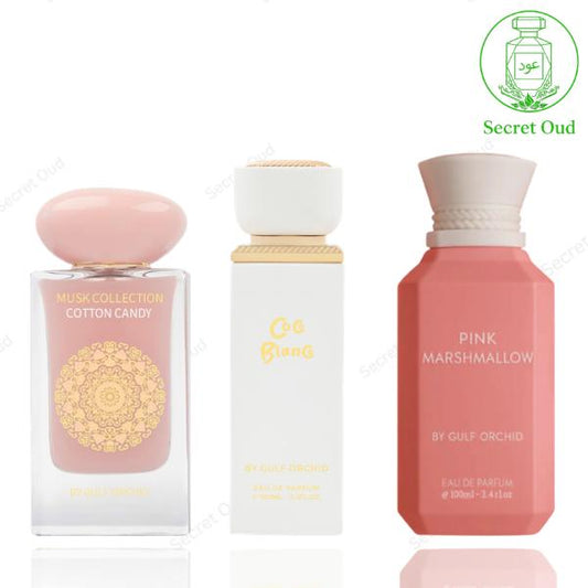 Pink Marshmallow + Coco Blanco + Cotton Candy -- 3 Piece Bundle