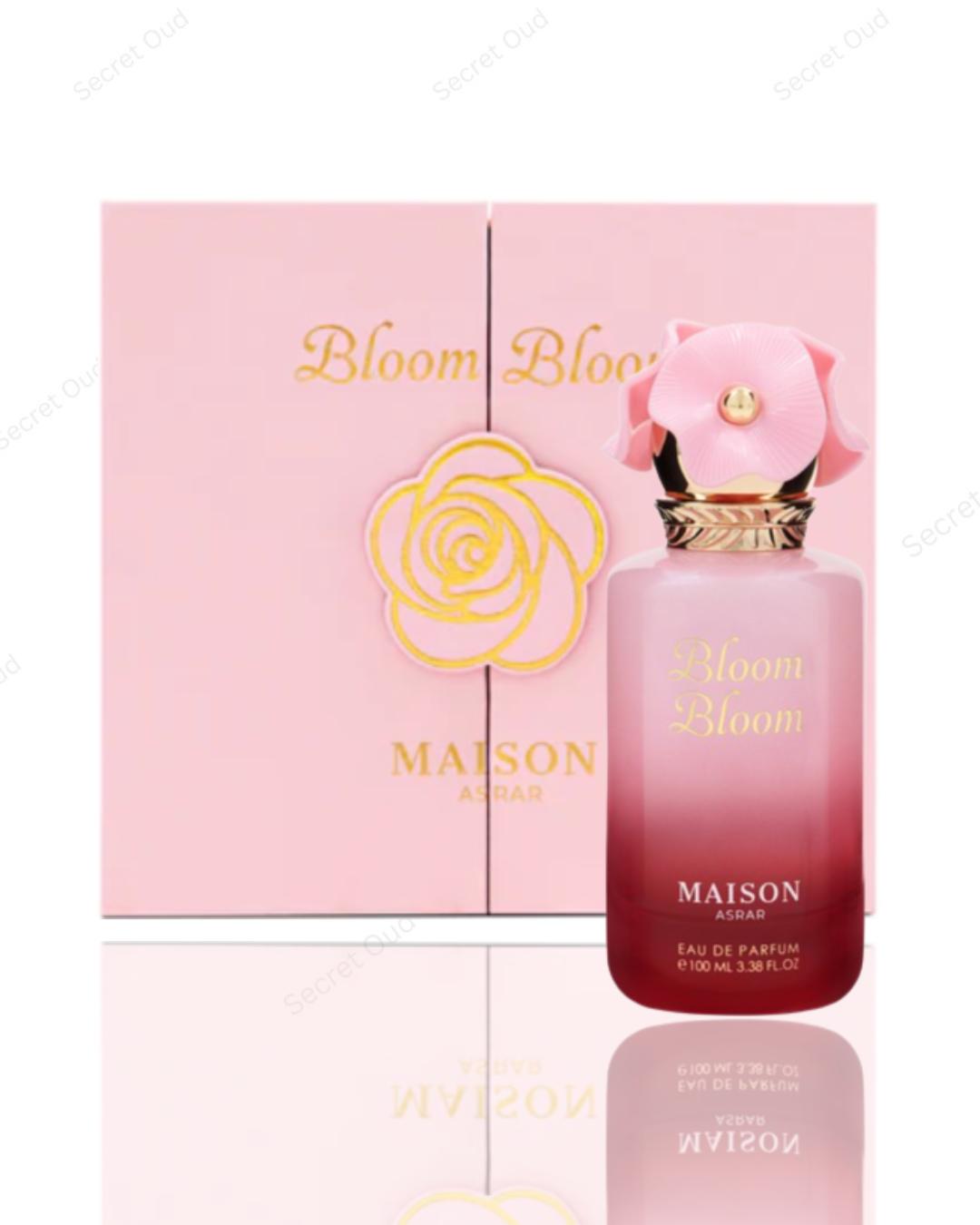 Maison Asrar Bloom Eau de Parfum (EDP) Spray - Women's Fragrance, Single Item, 100ml/3.4oz