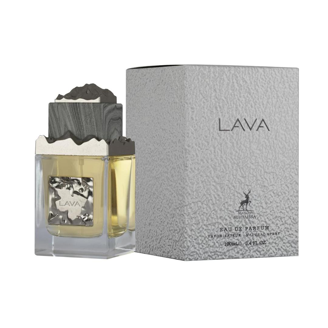 Maison Alhambra Lava for Unisex Eau de Parfum Spray, 3.4 Ounce / 100 ml