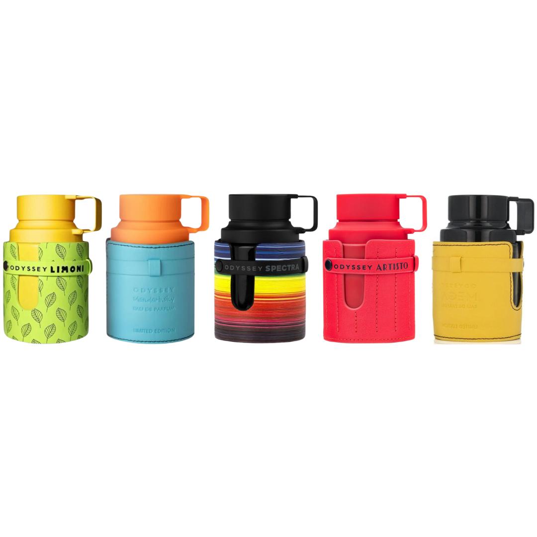 Odyssey Artisto +Odyssey Spectra + ODYSSEY MANDARIN + ODYSSEY MEGA MEN + Odyssey Limoni -- Odyssey Apex