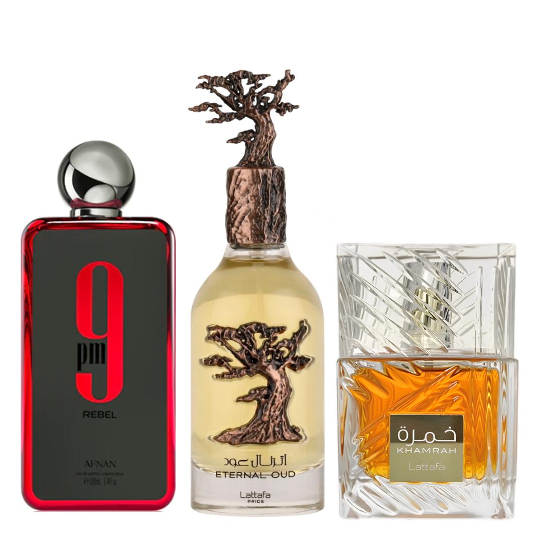 ETERNAL OUD + 9PM REBEL+ Khamrah lattafa Khamrah lattafa perfume Unisex- with a rich arabic scent of aometic spicy Aroma Fragrance