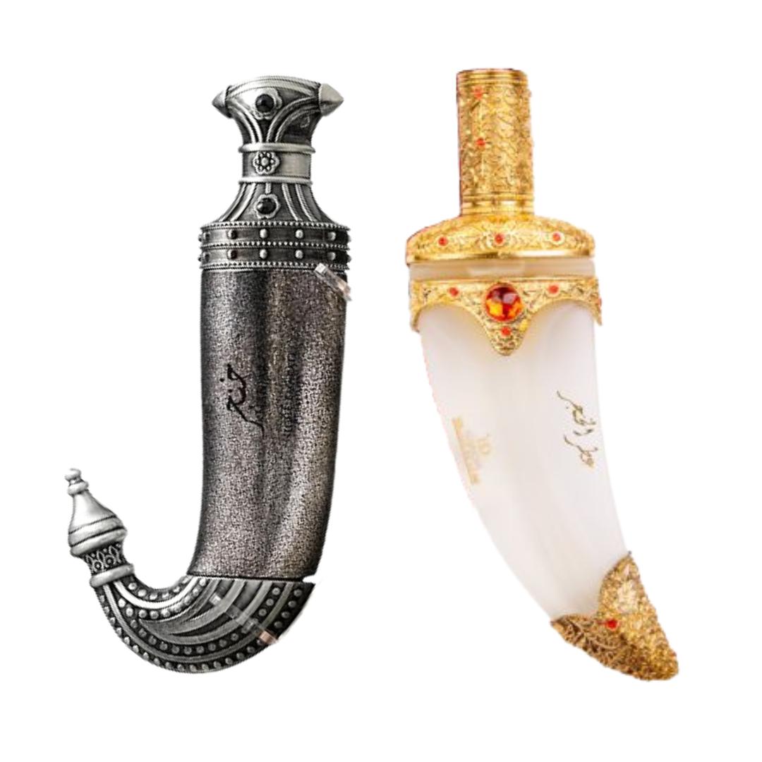 Khanjar by Lattafa Niche Emarati (85ml) + Al Khanjar Perfume Banafa for Oud 40?ml ---- 2 piece bundle Fragrance Discovery Set
