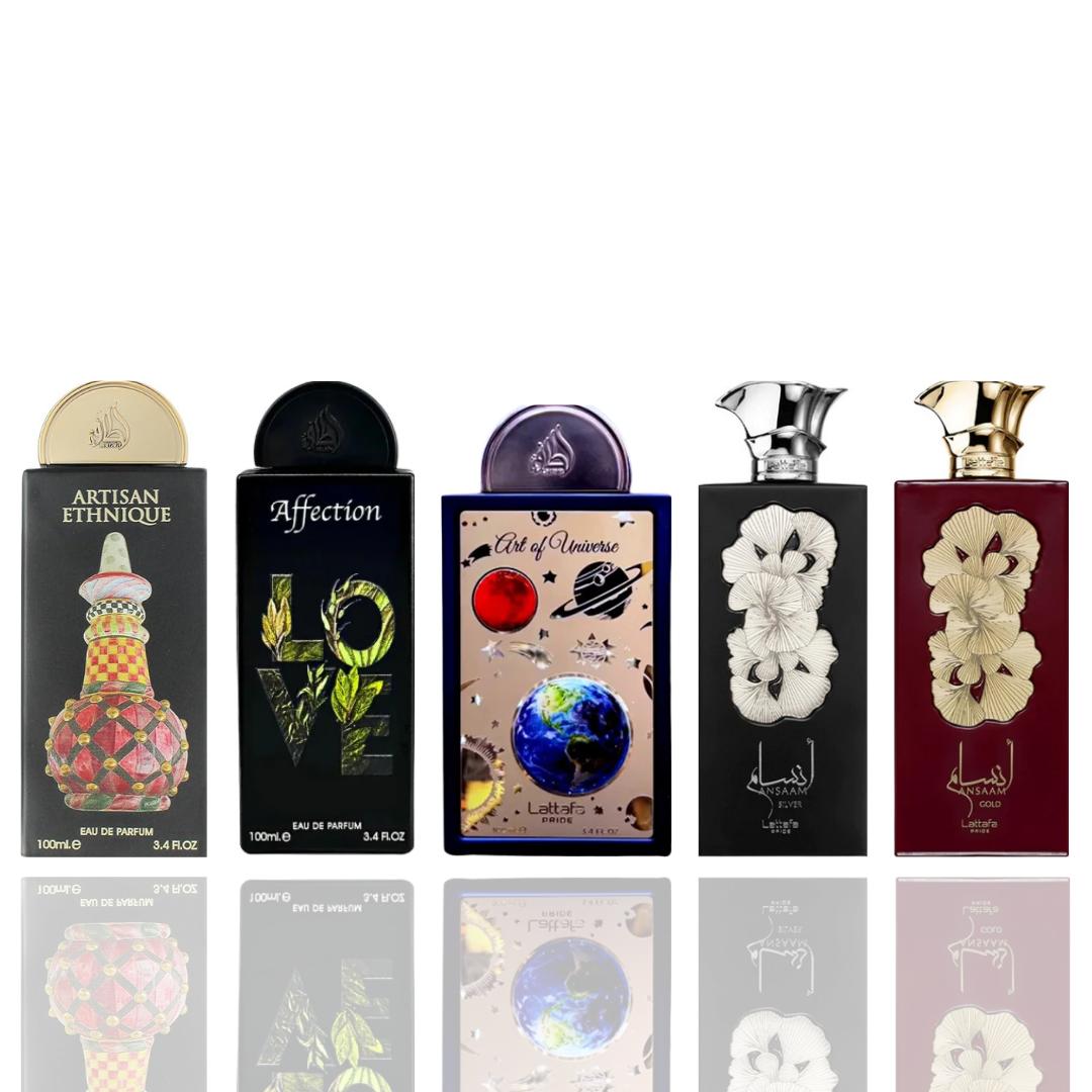 Artisan ethnique + love affection + art of universe + ansaam silver + ansaam gold — 5 piece bundle