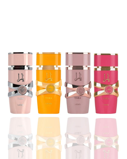yara elixir + yara candy + yara tous + yara -- 4 piece bundle