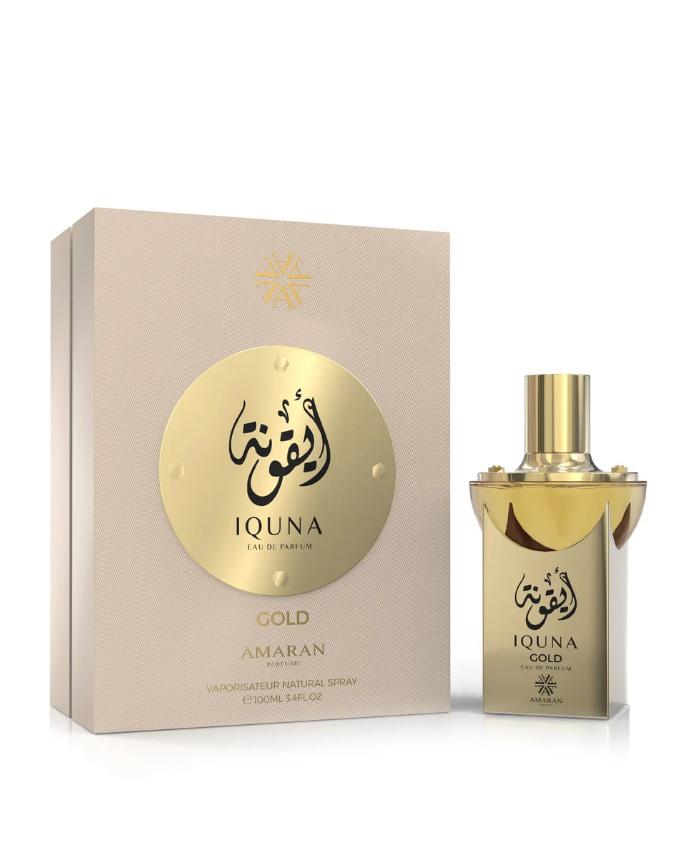 Amaran IQUNA GOLD WOMEN EDP -100ML 3.4oz Regular Edition Eau de Parfum Fragrance for Women