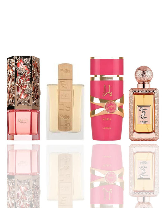Raneen + Angham + Yara Candy + Queen Of Roses -- 4 piece bundle