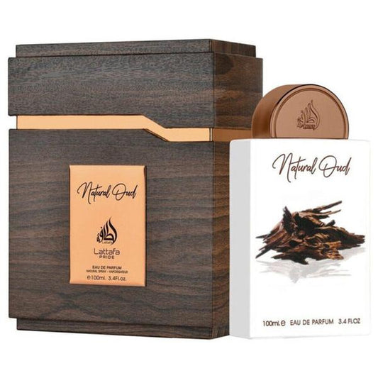 Lattafa Natural Oud Eau de Parfum – 100ml (3.4 oz) Unisex