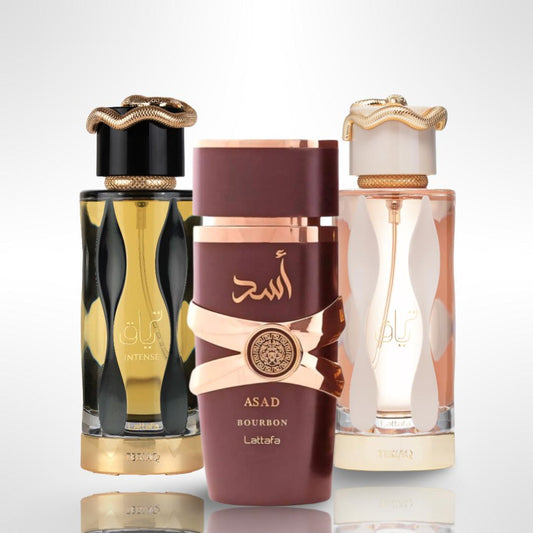 ASAD BOURBON + Teriaq Intense +Teriaq  3.4oz (100ML) - Fragrance Gift Bundle