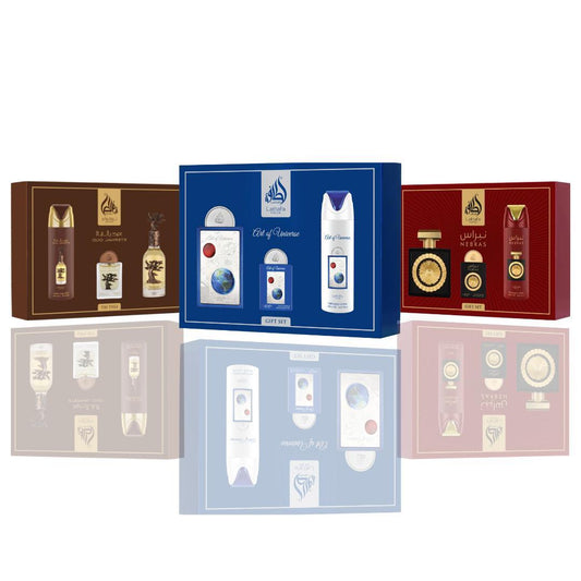 Eternal oud gift set + art of universe gift set + nebras gift set —3 set bundle