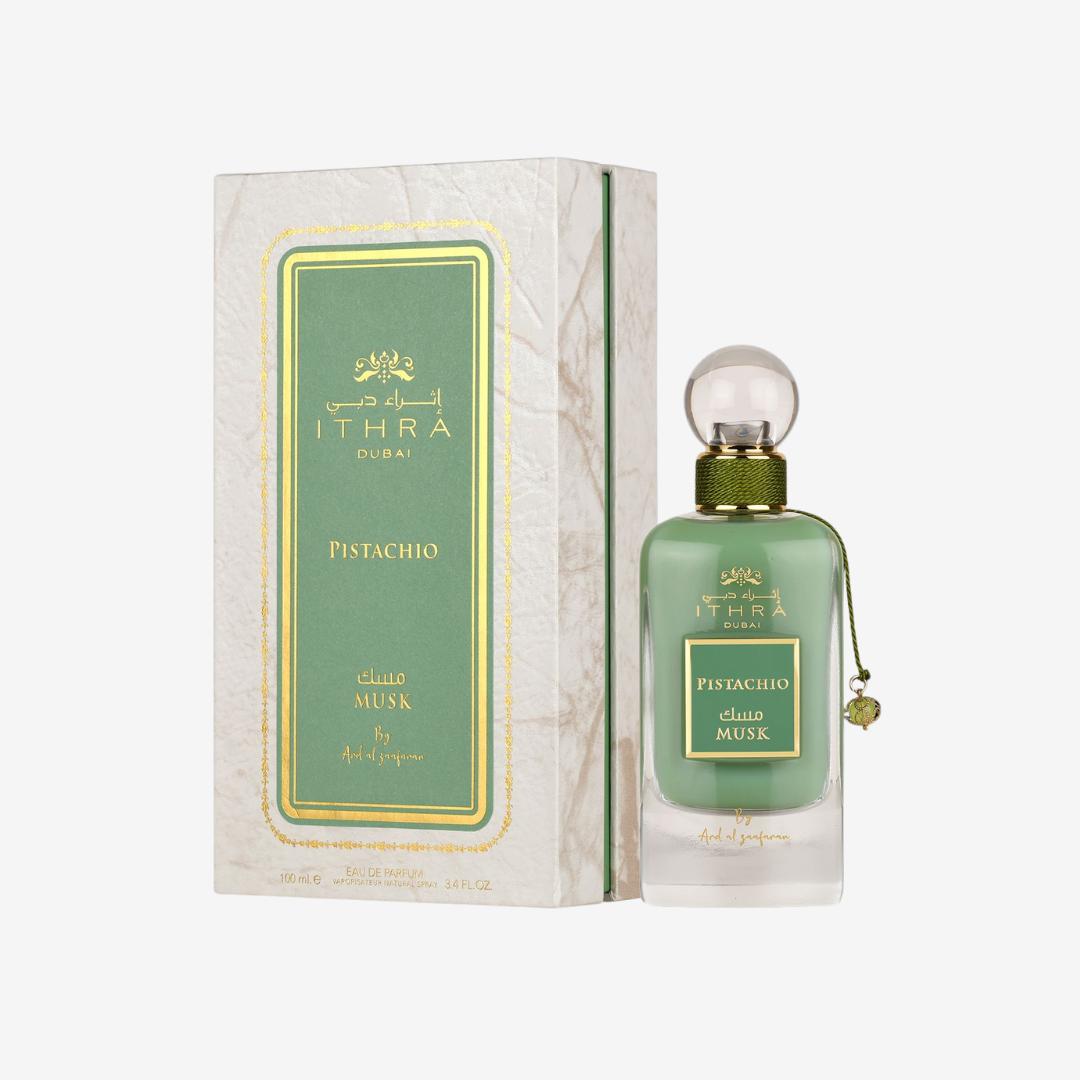 Ithra Dubai PISTACHIO Musk EDP Perfume By Ard Al Zaafaran 100 ML