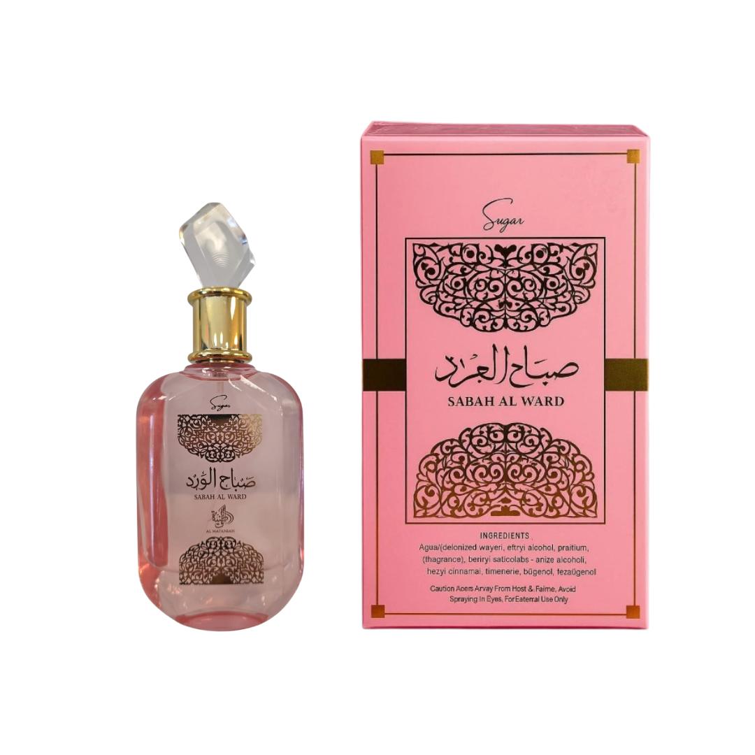 Al Wataniah Sabah Al Ward Sugar Perfume (100ml) 3.4 OZ