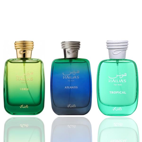 Hawas Atlantis + Hawas Verde + Hawas Tropical -- 3 PIECE BUNDLE