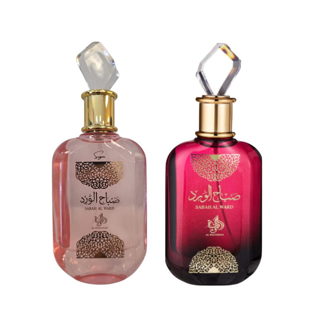 Sabah Al Ward Sugar + Sabah Al Ward --Al Wataniah 2 piece bundle