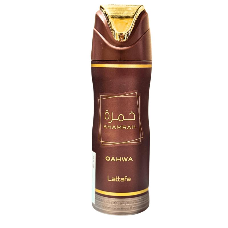 Lattafa Khamrah Qahwa Deodorant Spray for Everyone 6.67 oz / 200 ml