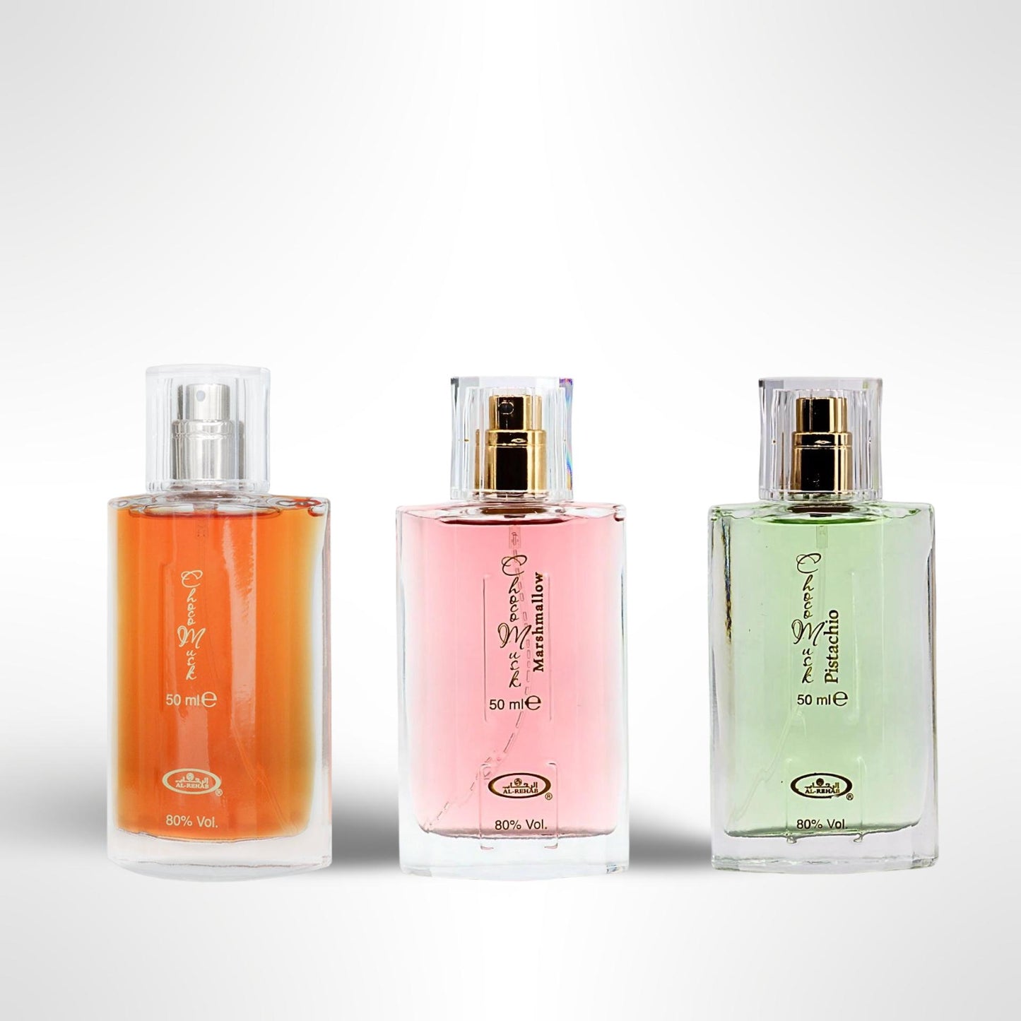 Al?Rehab Choco?Musk + Choco?Musk?Pistachio + Al?Rehab Choco ?Musk?Marshmallow Eau de Parfum – 50?ml (1.65?oz)
