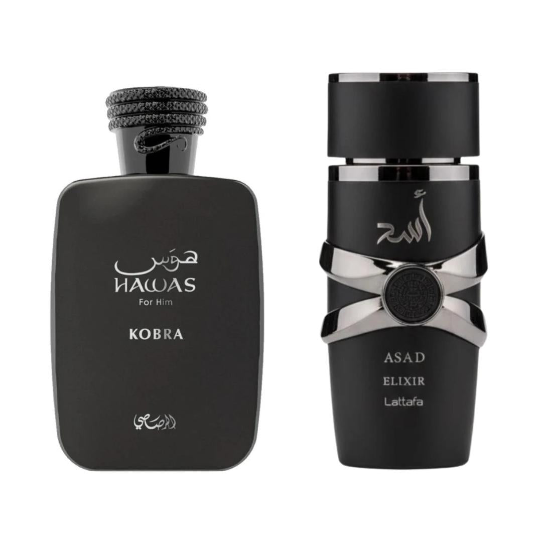Hawas Kobra + Asad Elixir -- 2 piece bundle