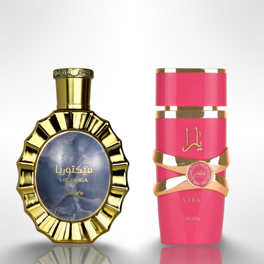 Lattafa Victoria + Yara Candy - Fragrance Gift Bundle